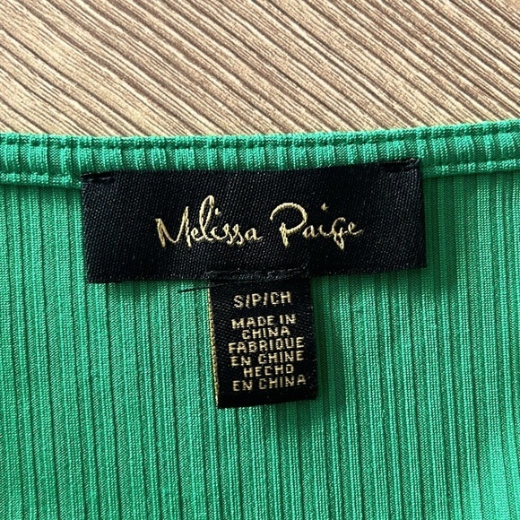 Melissa Paige Simple Tie Green Midi Dress - Picture 7 of 7